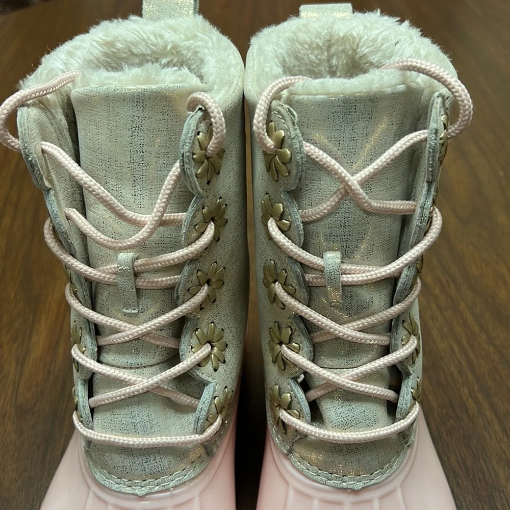 Pink Jack Rogers‎ boots, size 7
